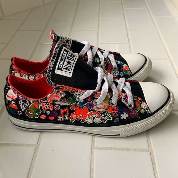 Converse Other - Converse All Star Chuck Taylor Low Tops  Girl’s 4